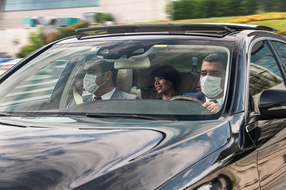 Chauffeured Car Rental with Bodyguard